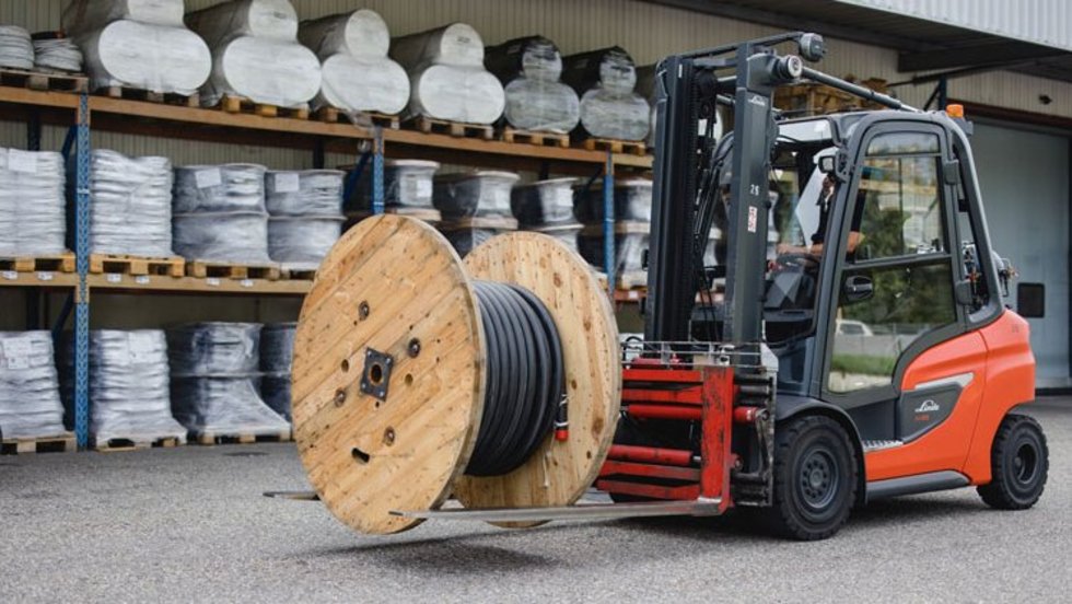 Staplerfahrer im Meinhart Lager